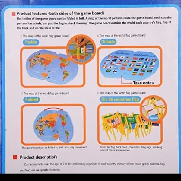 World Map Flag