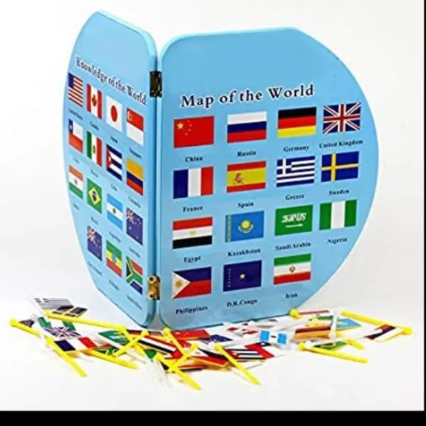 World Map Flag